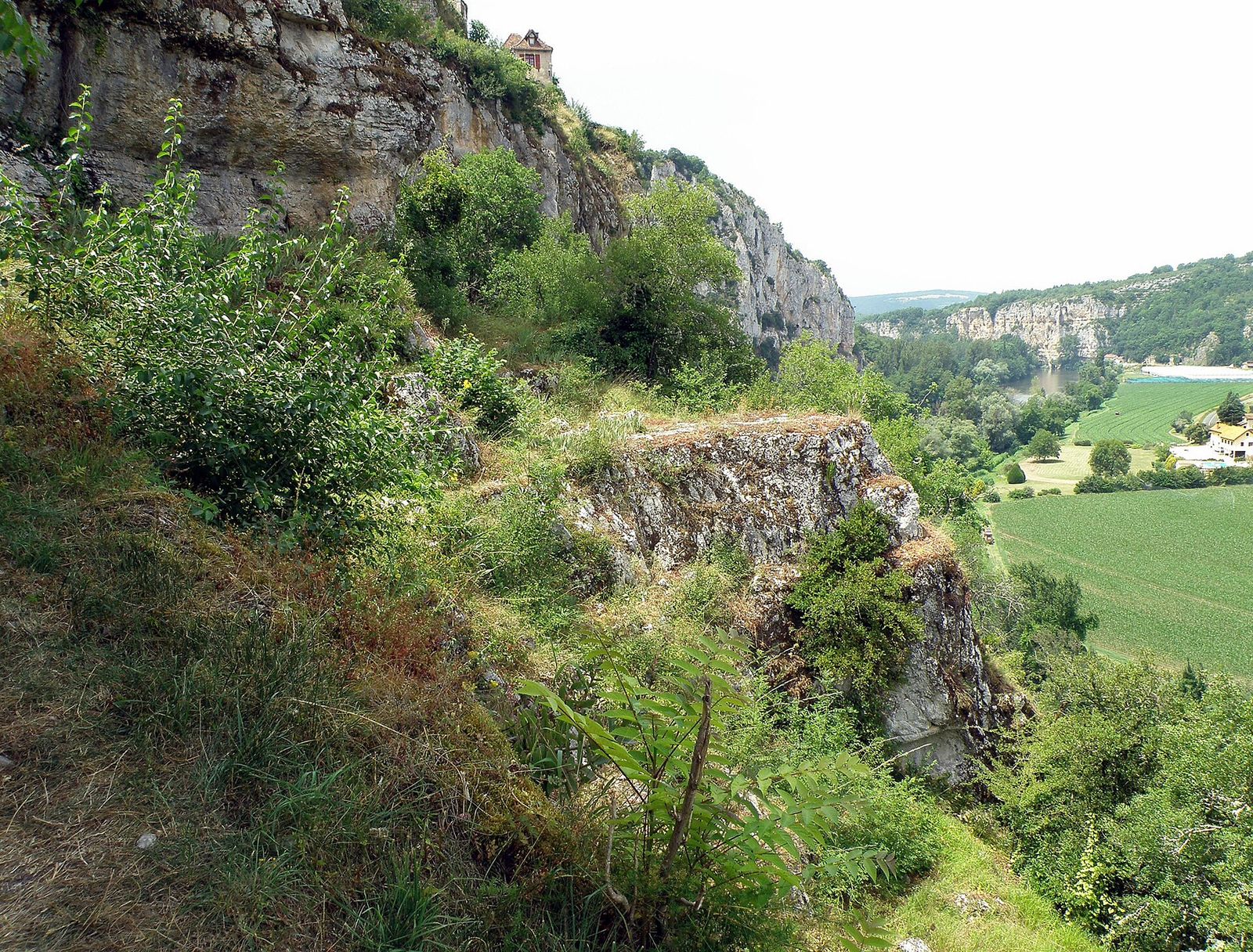 Landscape in Occitanie
